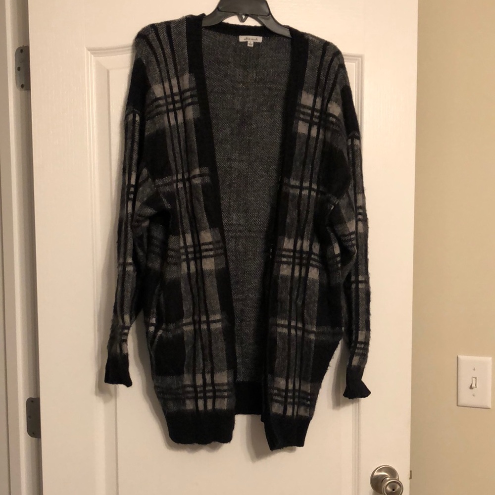 White Birch Fuzzy Cardigan- NWOT